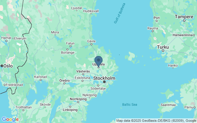 Kaart met locatie Upplandsmuseet
